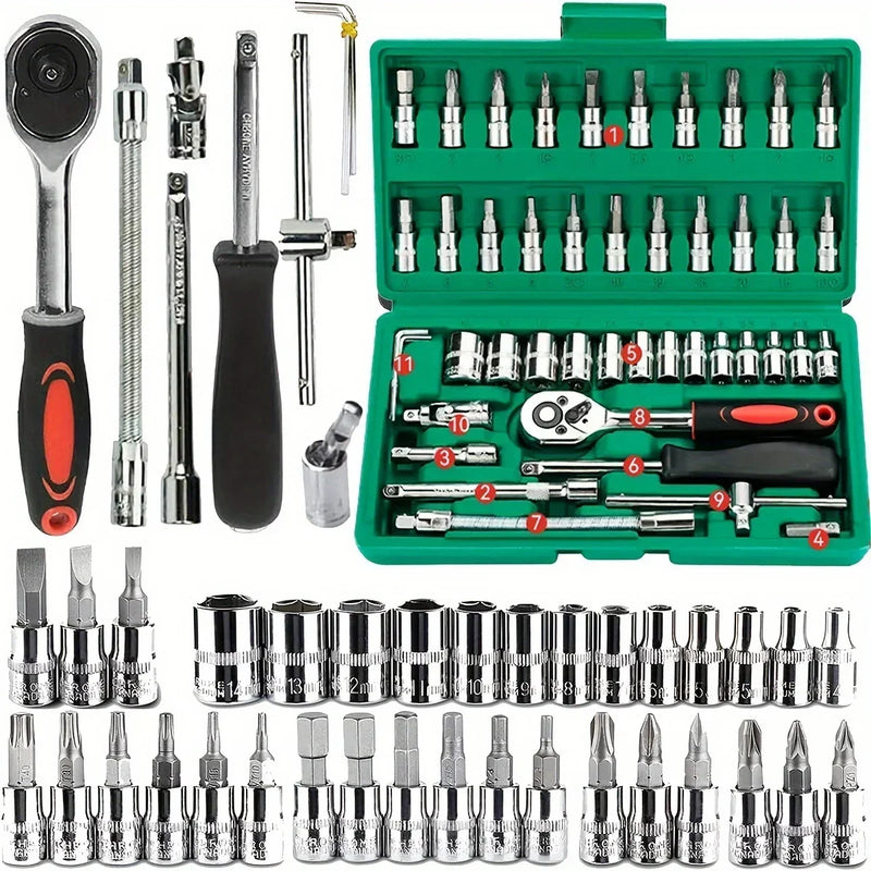 super kit de ferramentas 46 peças